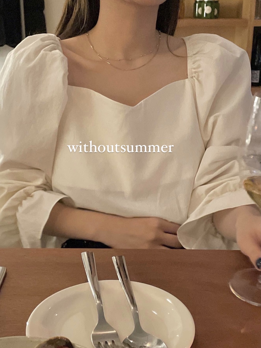 [withoutsummer] dear blouse