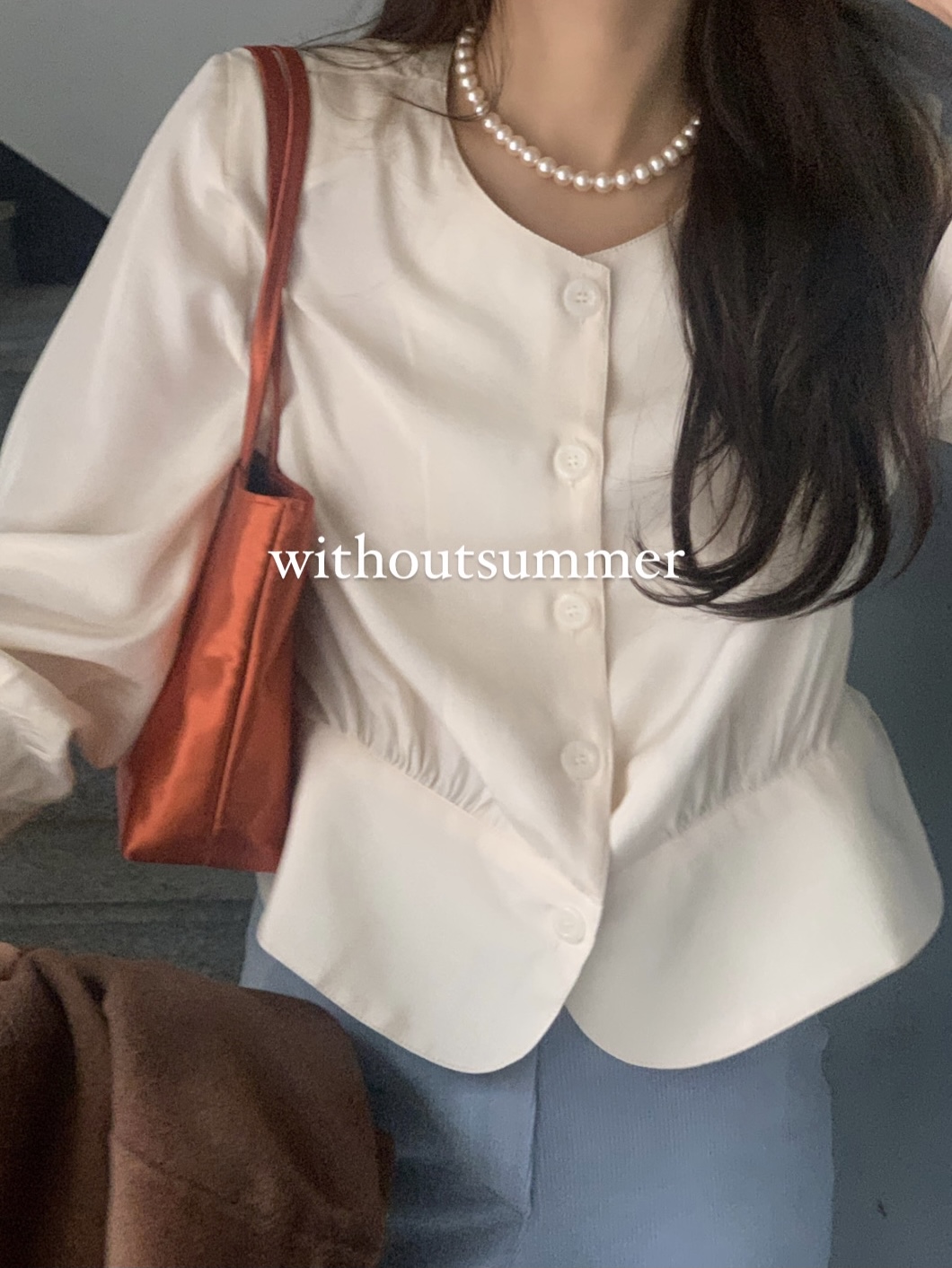 [withoutsummer] french blouse