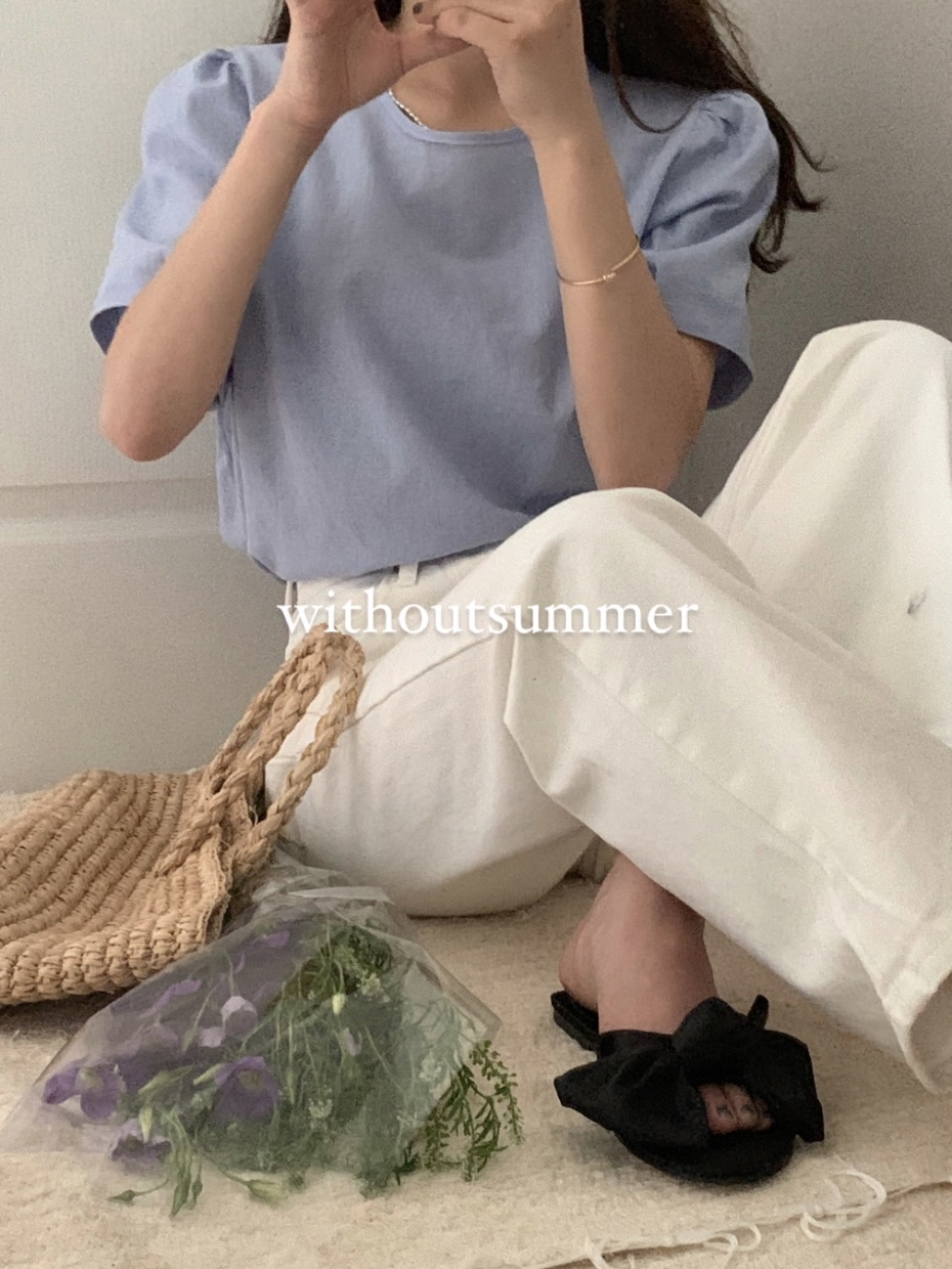 [withoutsummer] pastel blouse