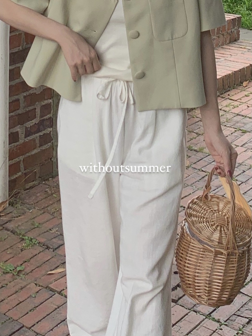 [withoutsummer] summer banding pants