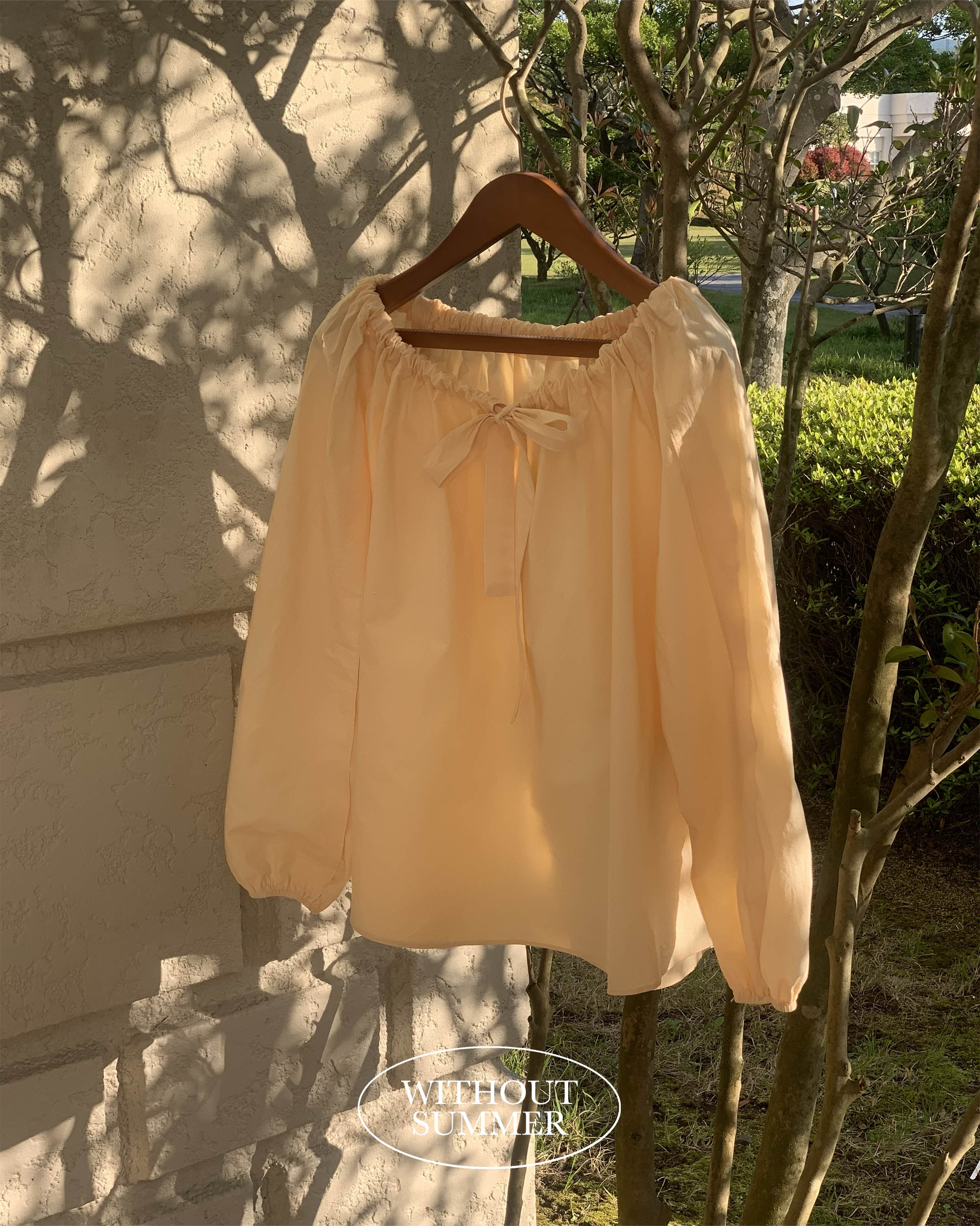 [withoutsummer] apron blouse