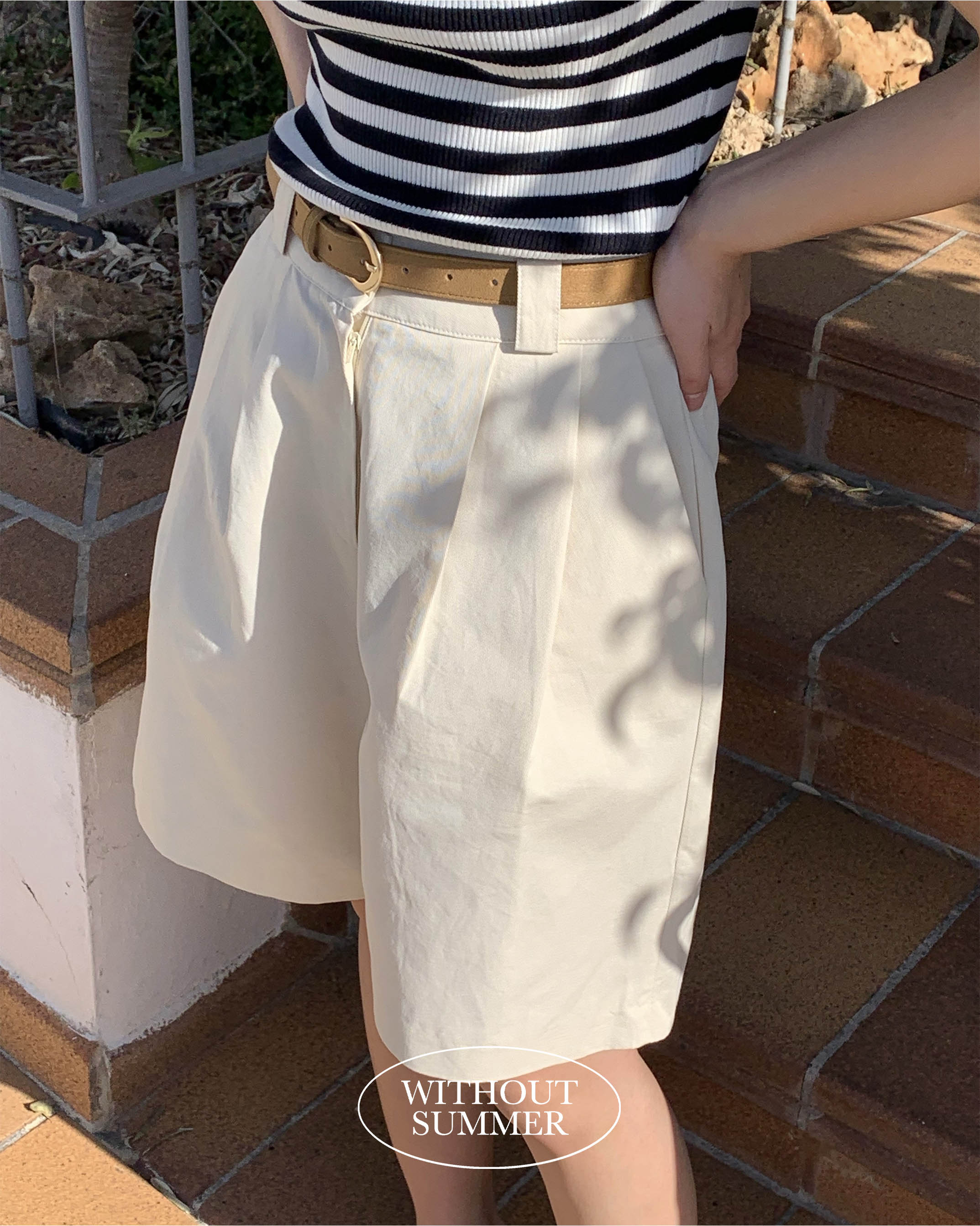 [withoutsummer] lazy pintuck pants