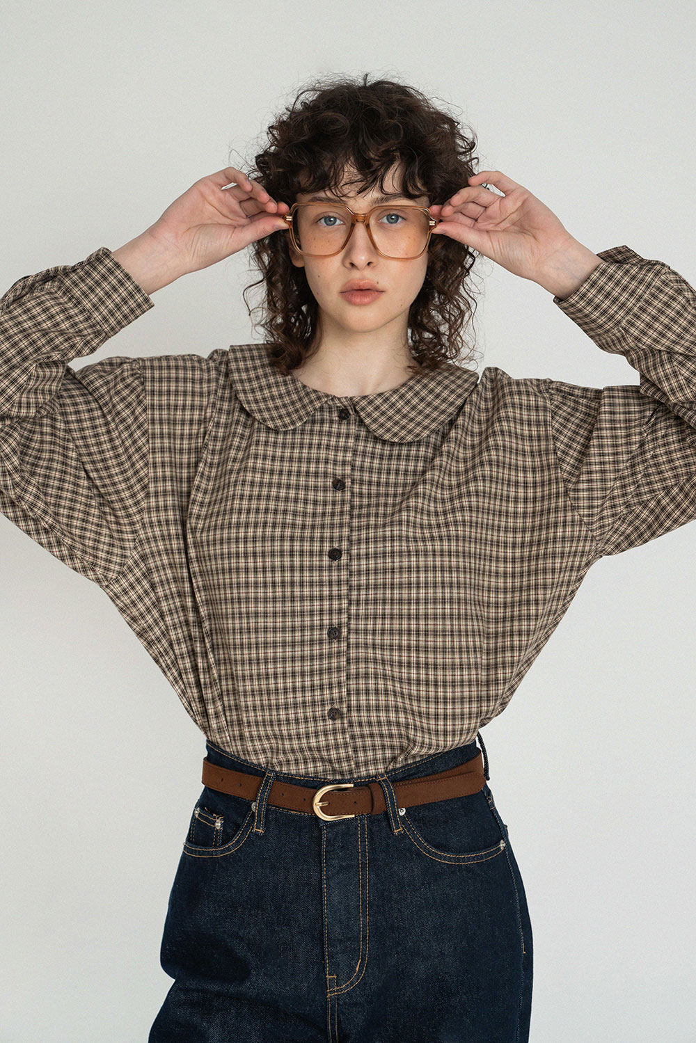 Tommy check shirt_brown
