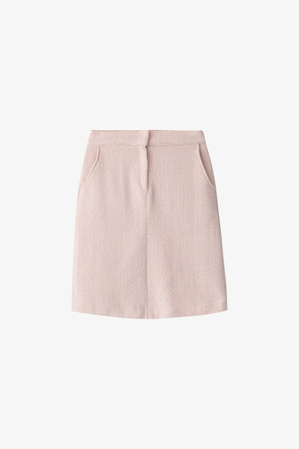 Blanc tweed skirt_pink