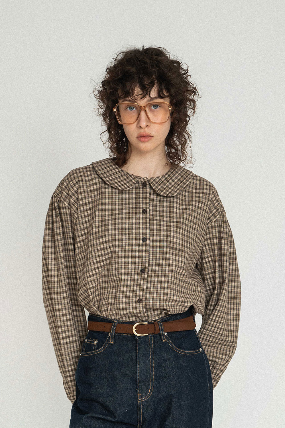 Tommy check shirt_brown